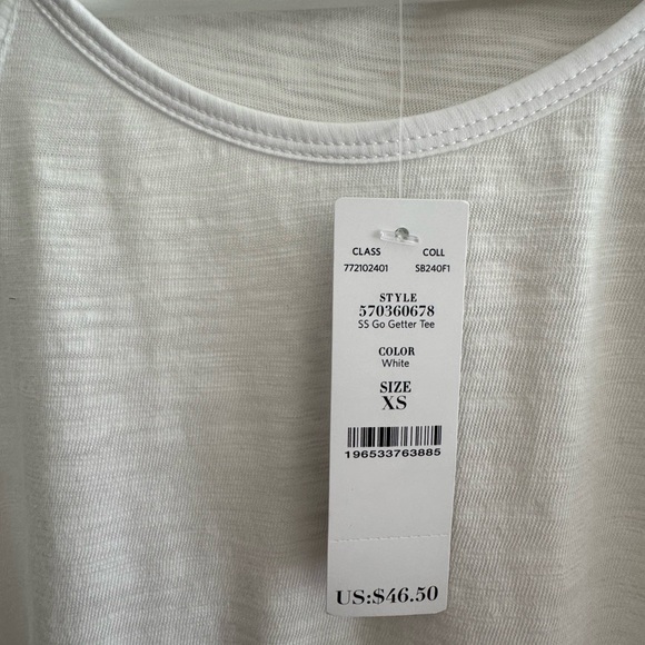 White House Black Market White Tee - Picture 5 of 5